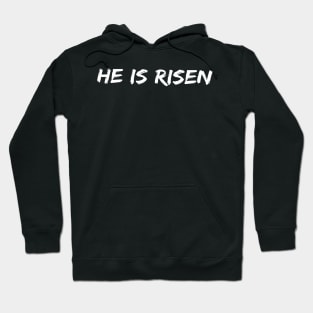 He Is Risen Cool Motivational Easter Christian Hoodie